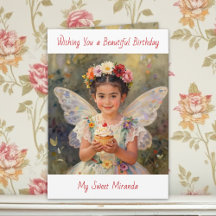Sweet Fairy Girl | Personalized Birthday
