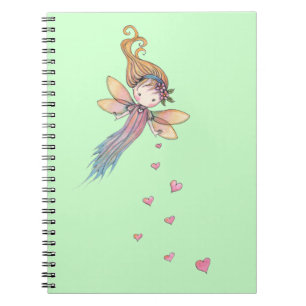 Sweet Fairy mit Hearts Girls Notebook Notizblock