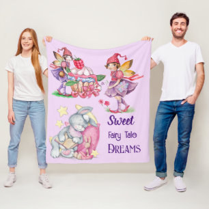 Sweet Fairy Tale Dreams Fleecedecke