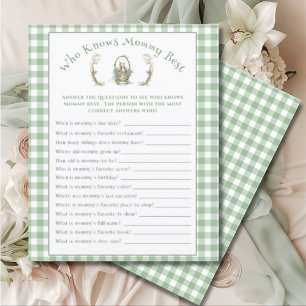 Sweet Fairytale Gingham Baby Showspiel