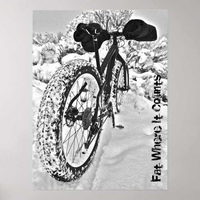 Sweet Fat Bike Poster (Vorne)