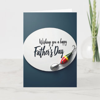 Sweet Fathers Day Fishing Hook Card Karte