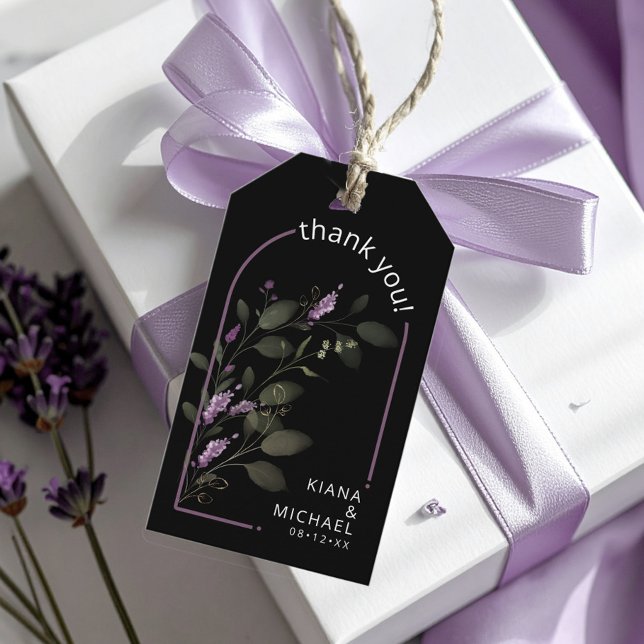 Sweet Floral Arch Wedding Lilac ID998 Geschenkanhänger (Von Creator hochgeladen)