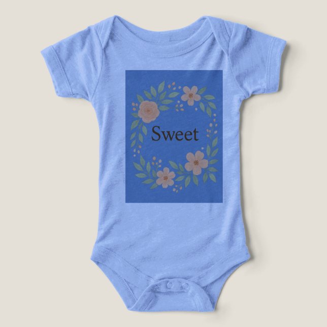 Sweet Floral Baby Clothes Design (Design Vorderseite)