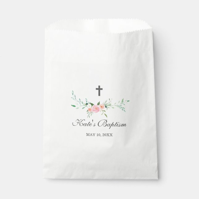 Sweet Floral Baptisse Fvor Bags Geschenktütchen (Vorderseite)