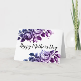 Sweet Floral Mother Day Card Karte