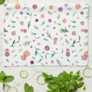 Sweet Floral - Niedliche Geburtstag Geschenk für M Geschirrtuch