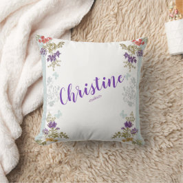 Sweet Floral Throw Kissen