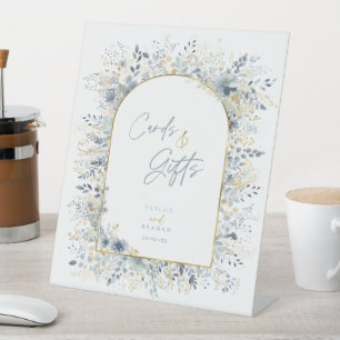 Sweet Floral Wedding Cards & Gifts ID1045 Sockelschild