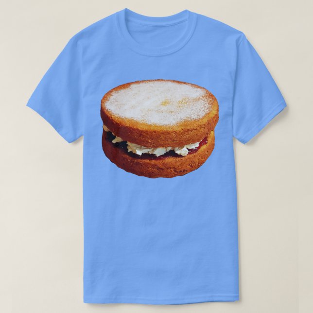 Sweet Food Victoria Schwammkuchen T-Shirt (Design vorne)