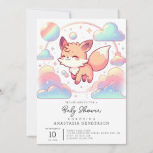 Sweet Fox Baby Dusche
