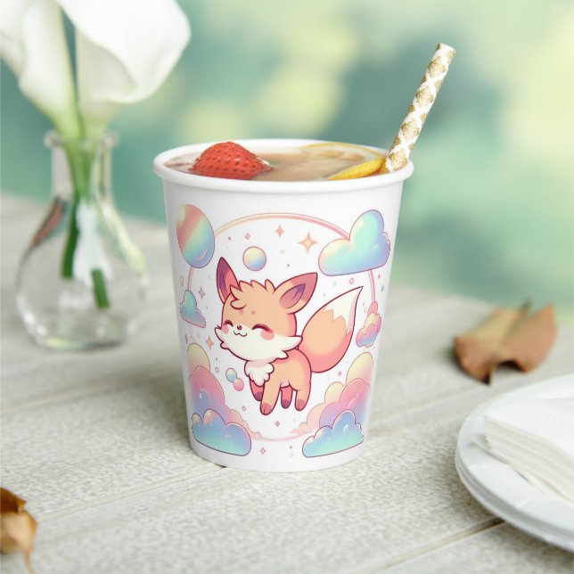 Sweet Fox Baby Dusche Pappbecher (In Situ)