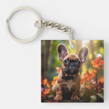 🐶 💗 Sweet Frenchie Welpe in einem Dschungel
