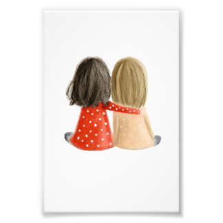Sweet Friendship Mini Print Wall Art Fotodruck