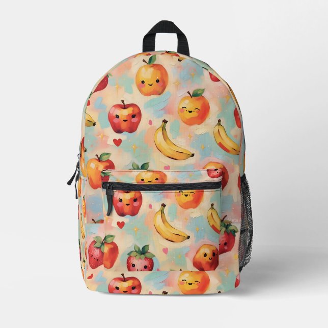 Sweet Fruit Fizz Bedruckter Rucksack (Vorderseite)
