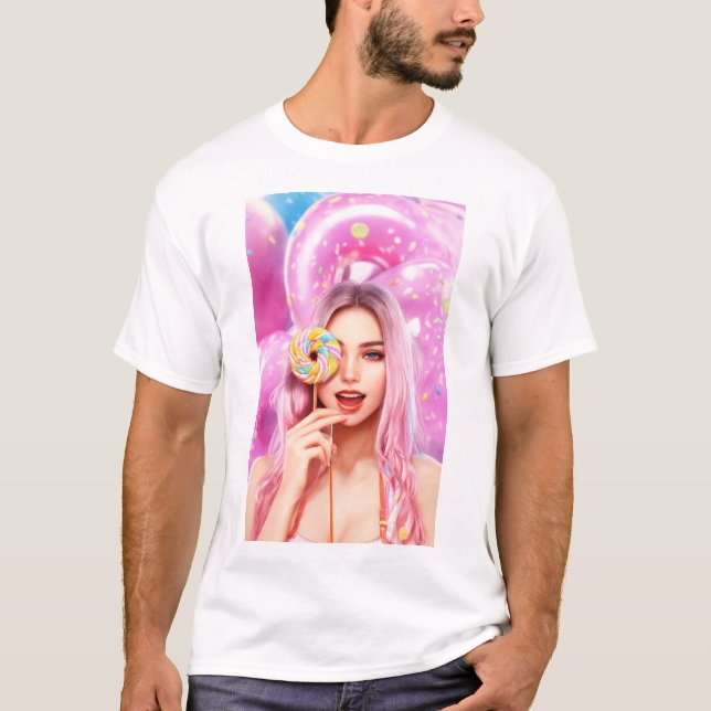 Sweet & Fun: Happy Doughnut T-Shirt (Vorderseite)