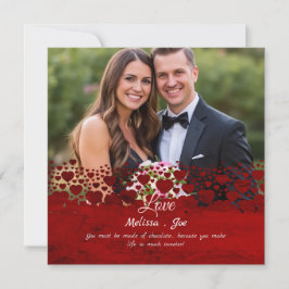 Sweet & Fun Personalisiertes Foto Valentinstag Einladung