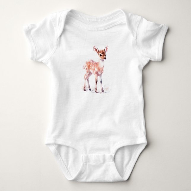 Sweet Gepunktet Baby Deer Strampler (Vorderseite)
