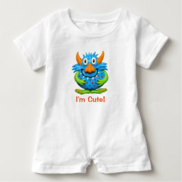 Sweet Gepunktet Monster Niedliches Baby Halloween T-shirt