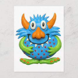 Sweet Gepunktet Monster Postkarte