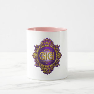 Sweet GIGI Royal Lila & Gold Tasse