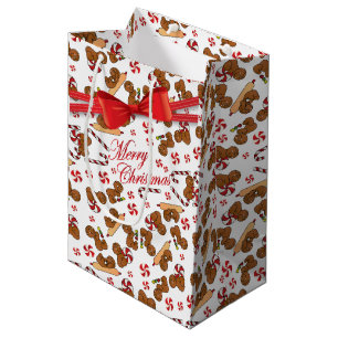 Sweet Gingerbread Men Bakers Mittlere Geschenktüte