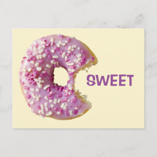 SWEET Glazed Donut Postkarte