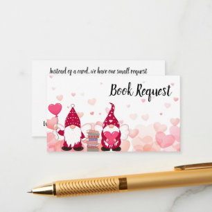 Sweet Gnome Babydusche Buchanfrage Begleitkarte