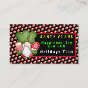 Sweet Gnome passen Farbe und Text an Visitenkarte