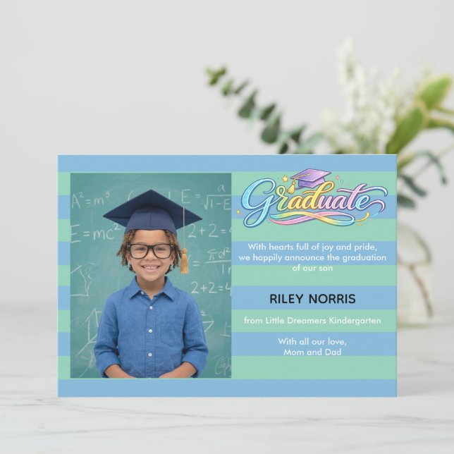 Sweet Graduate Announcement  (Stehend Vorderseite)