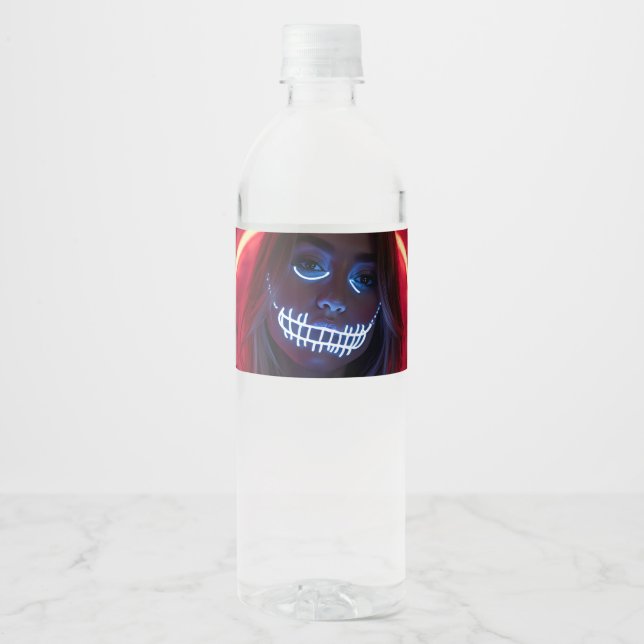 Sweet Halloween mit dir Wasserflaschenetikett (Vorderseite)