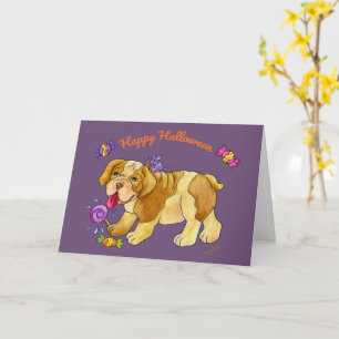 Sweet Halloween Puppy Card Karte