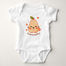 "Sweet & Healthy", gekochte Frucht-Design Baby Baby Strampler