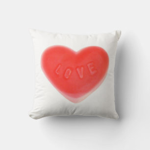 Sweet Heart 2 Muster werfen Kissen quadratisch