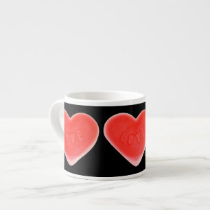 Sweet Heart Black Espresso Tasse