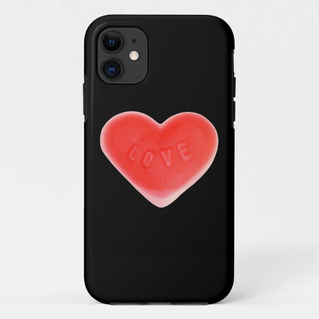 Sweet Heart Black iPhone Gehäuse Case-Mate iPhone Hülle (Rückseite)
