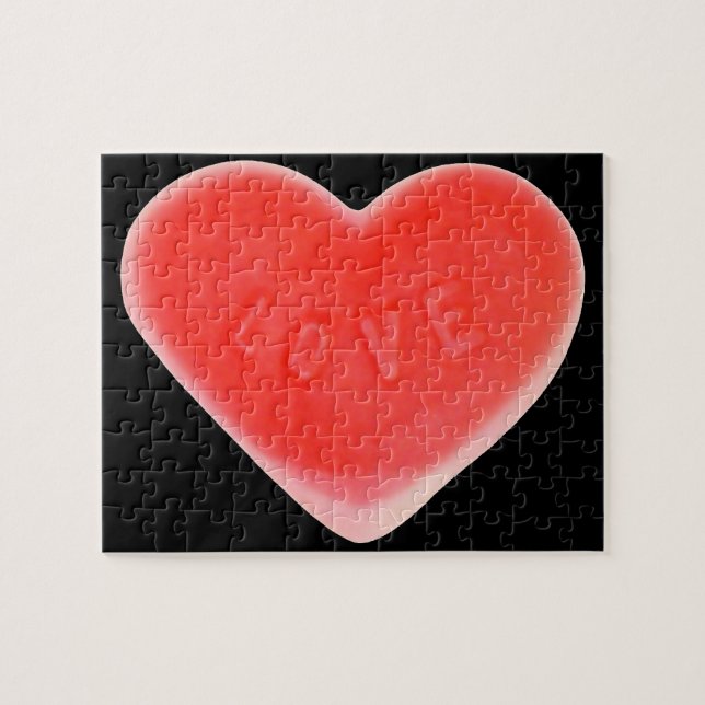 Sweet Heart Black Puzzle (Horizontal)
