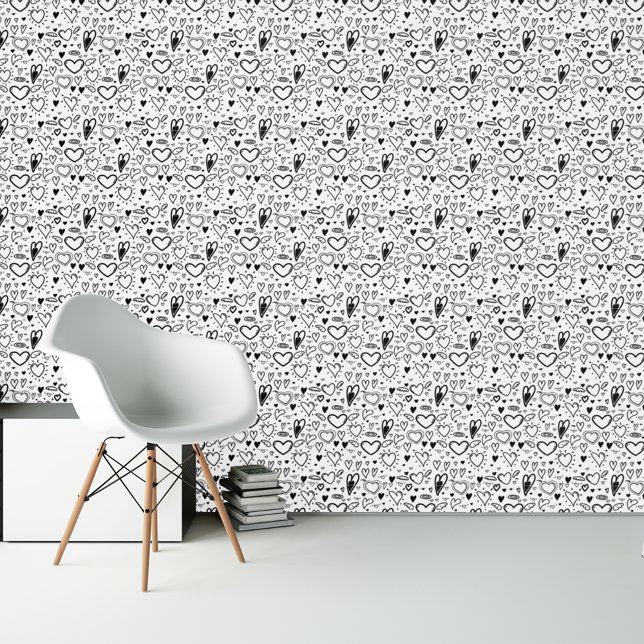 Sweet Heart Doodles Tapete (Von Creator hochgeladen)