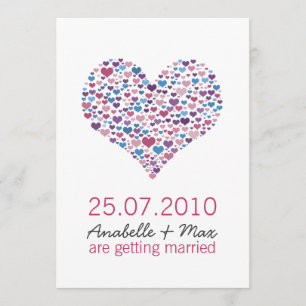 Sweet-Heart Informaler Empfang Einladung