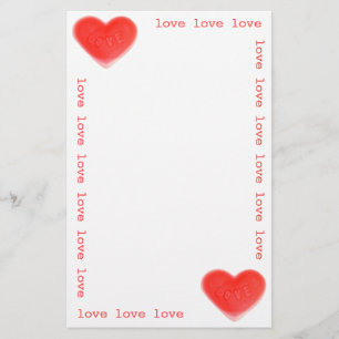 Sweet Heart 'Liebe' Schreibpapier Briefpapier