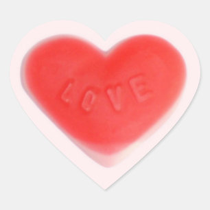 Sweet Heart Pink Aufkleber Herz