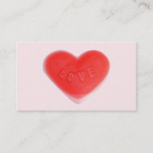 Sweet Heart Pink business card Visitenkarte