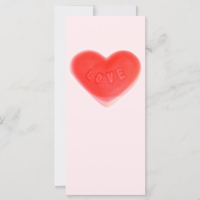 Sweet Heart Pink Rack-Karte (Vorderseite)