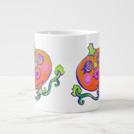 Sweet Heart Pumpkin Halloween Dekoration Riesenkaf Jumbo-Tasse