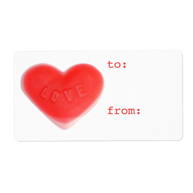 Sweet Heart 'to...vom 'Geschenketikett' (Vorne)
