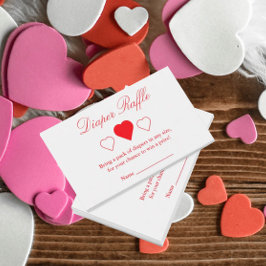 Sweet Hearts Babydusche Windelwindeln Begleitkarte