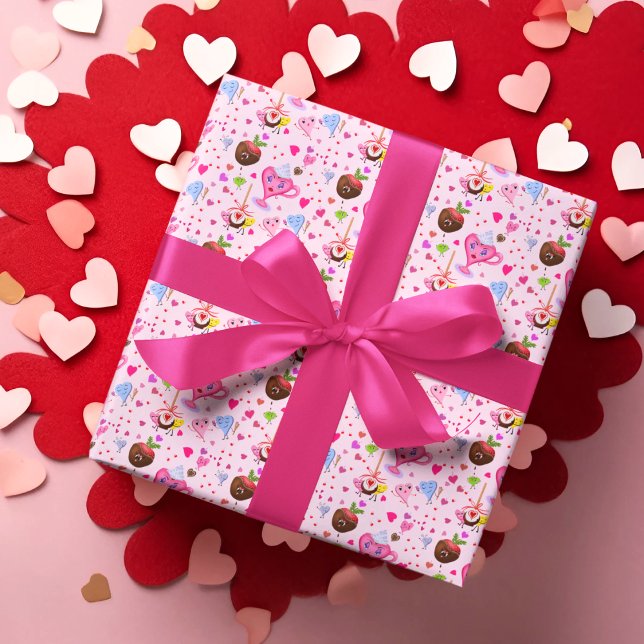 Sweet Hearts feiert überall Geschenkpapier (Von Creator hochgeladen)