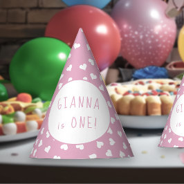 Sweet Hearts Jegliches Alter Rosa Geburtstagsparty Partyhütchen