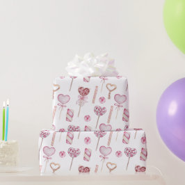 Sweet Hearts Muster Geschenkpapier