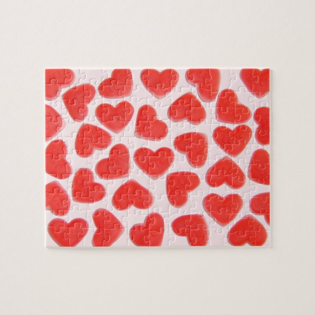 Sweet Hearts Pink Puzzle (Horizontal)